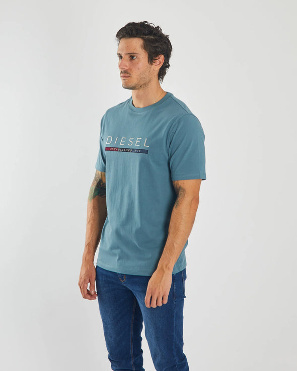 DIESEL Tristian Tee Blue Haven