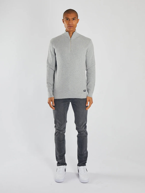 DIESEL Twain Half Zip Grey Marl