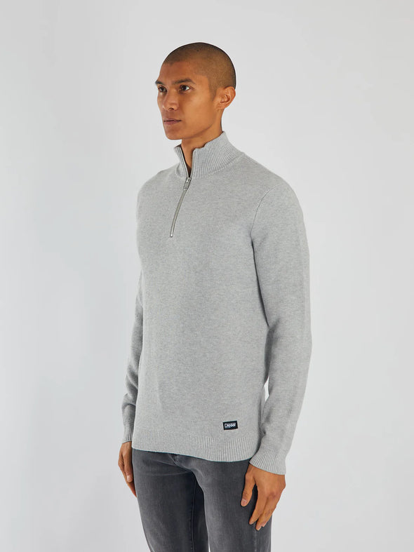 DIESEL Twain Half Zip Grey Marl