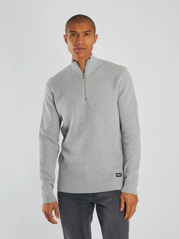 DIESEL Twain Half Zip Grey Marl