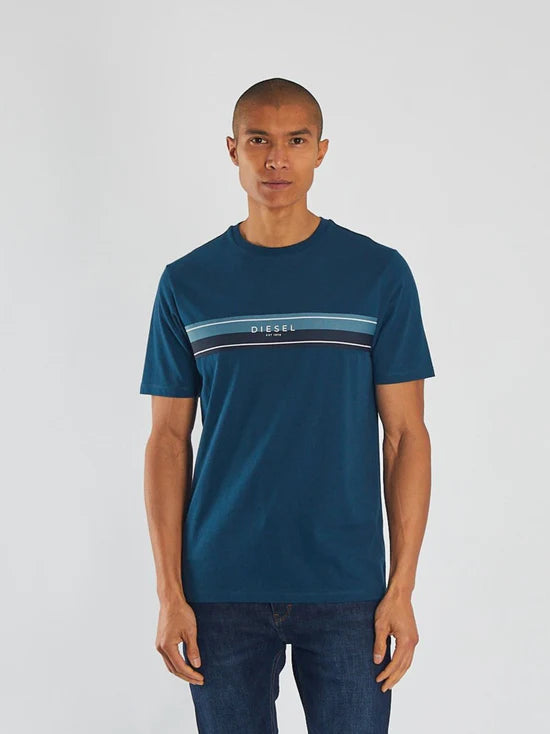 DIESEL Tyler Tee Midnight Teal