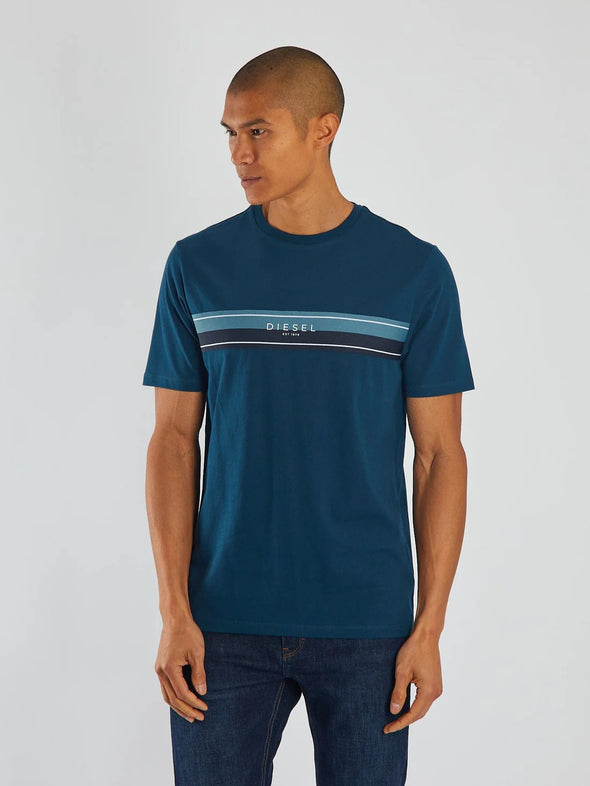 DIESEL Tyler Tee Midnight Teal