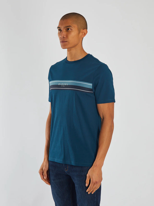 DIESEL Tyler Tee Midnight Teal