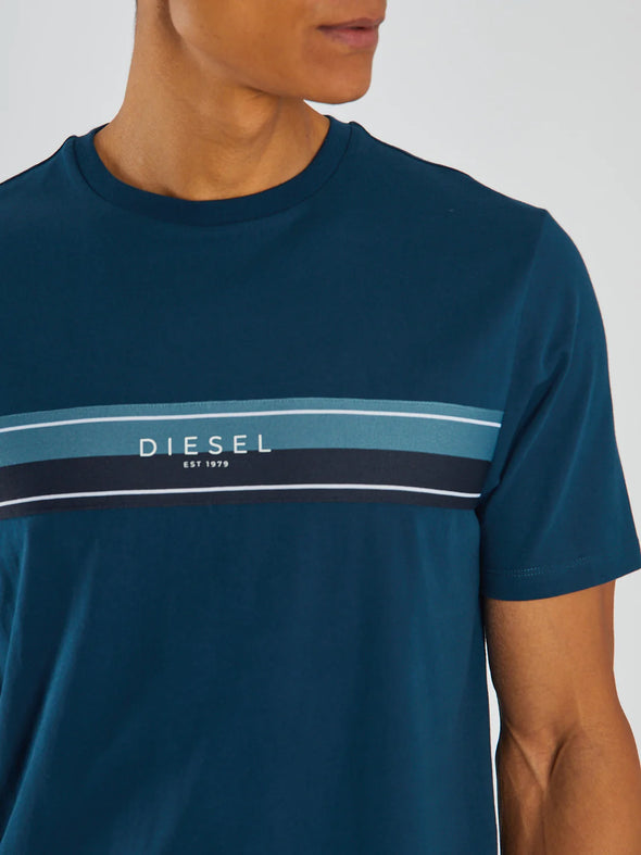 DIESEL Tyler Tee Midnight Teal