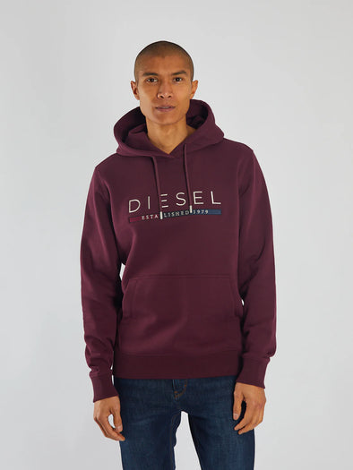 DIESEL Tyrion Hoodie Wine Port