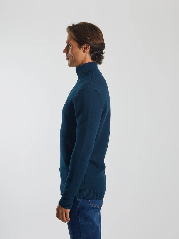 DIESEL Twain Half Zip Midnight Teal