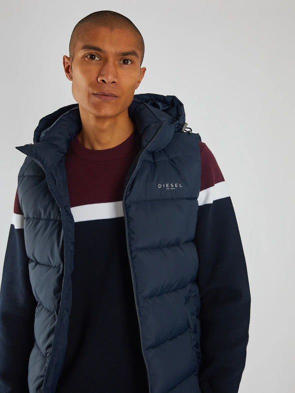 DIESEL Tate Gilet North Navy