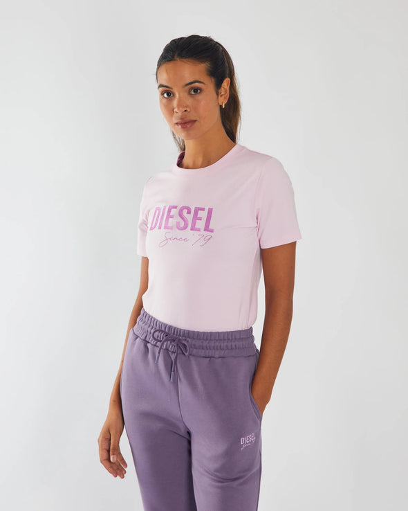 DIESEL Yasmin T-Shirt Pink Quartz