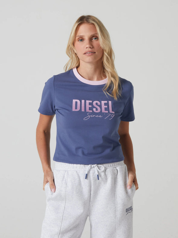 DIESEL Yasmin T-Shirt Warm Blue