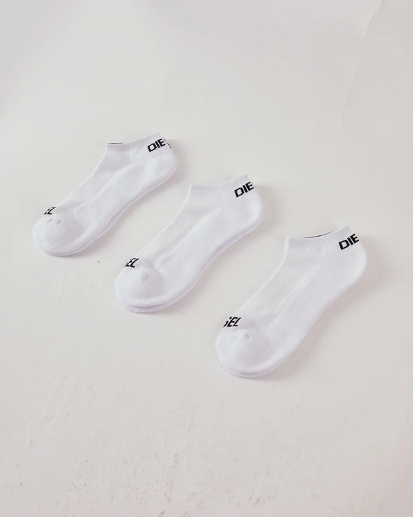 DIESEL Casey Socks 3 Pack White