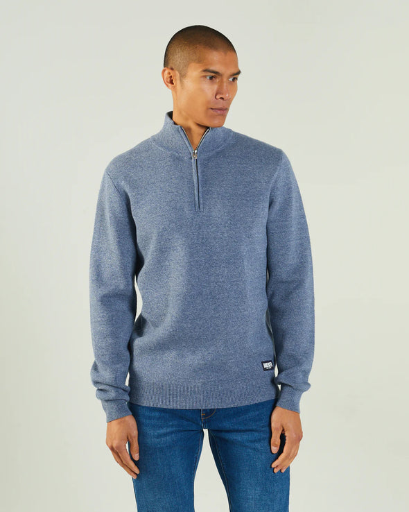 DIESEL Colter Half Zip Snorkel Blue Mel