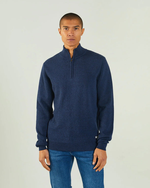 DIESEL Colter Half Zip Space Blue Marl