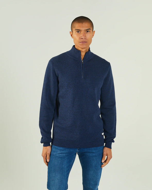 DIESEL Colter Half Zip Space Blue Marl