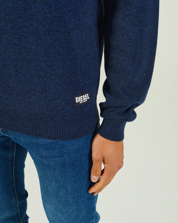 DIESEL Colter Half Zip Space Blue Marl