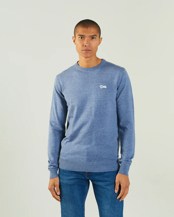 DIESEL Dylan Round Neck Snorkel Blue Melange