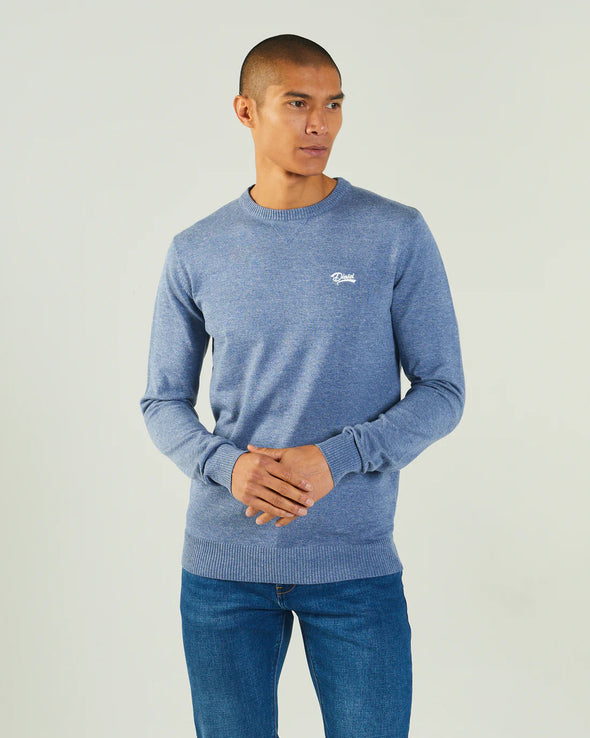 DIESEL Dylan Round Neck Snorkel Blue Melange