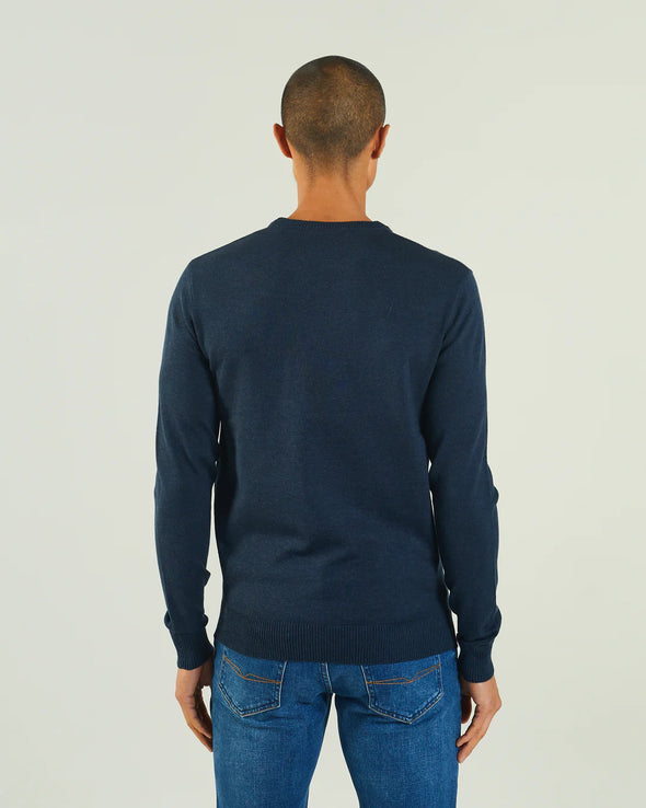 DIESEL Dylan Round Neck Eclipse Blue Mel