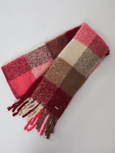 DIESEL Scarlett Scarf Rose Candy Check  Regular price