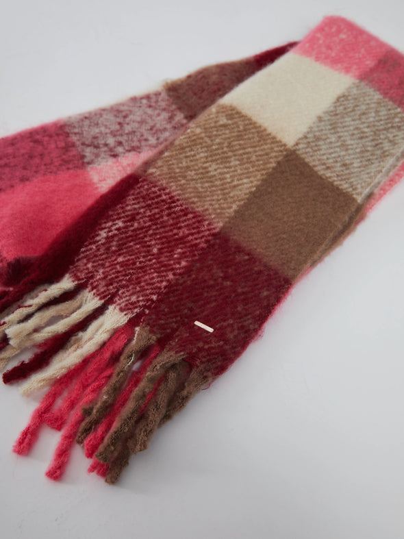 DIESEL Scarlett Scarf Rose Candy Check  Regular price