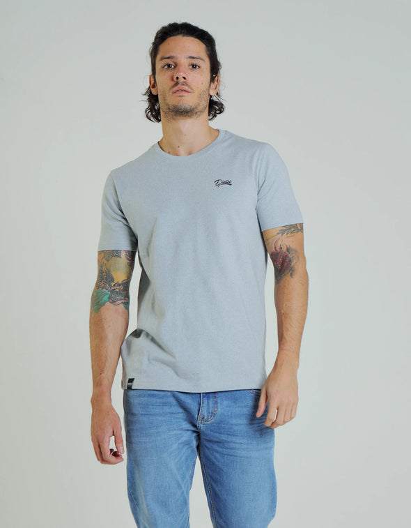 DIESEL Basic Sky O Neck Tee Supreme Grey