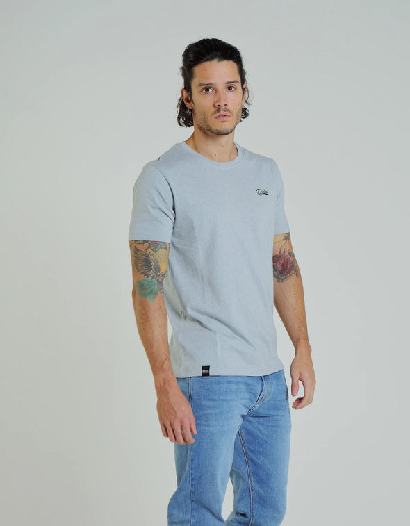 DIESEL Basic Sky O Neck Tee Supreme Grey