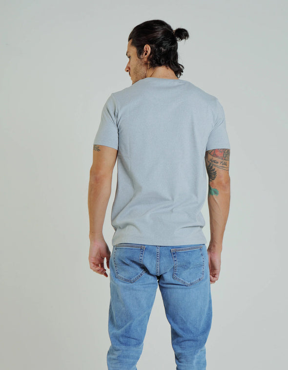 DIESEL Basic Sky O Neck Tee Supreme Grey