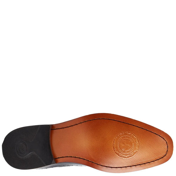 BASE LONDON Havisham Leather Shoes Washed Navy