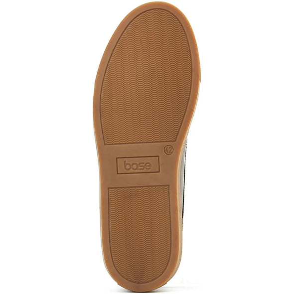 BASE LONDON Clapton Brogue Trainer Washed Brown