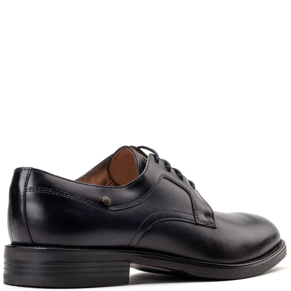 BASE LONDON Sleeve Derby Shoe Waxy Navy