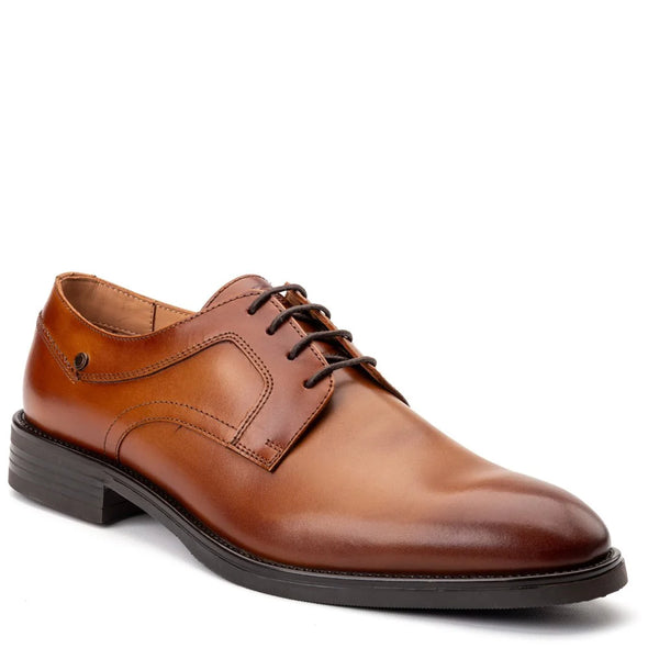 BASE LONDON Sleeve Derby Shoe Waxy Tan
