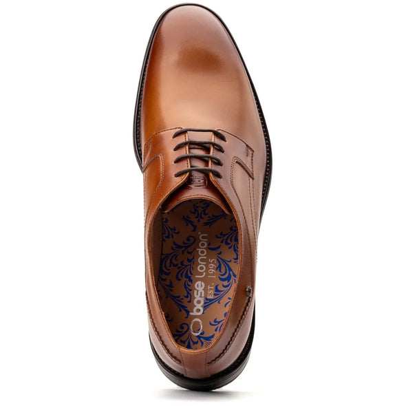 BASE LONDON Sleeve Derby Shoe Waxy Tan