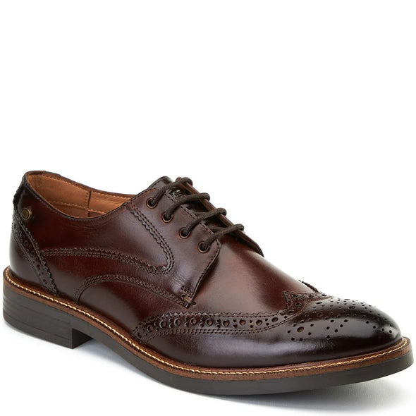 BASE LONDON York Shoe Washed Brown