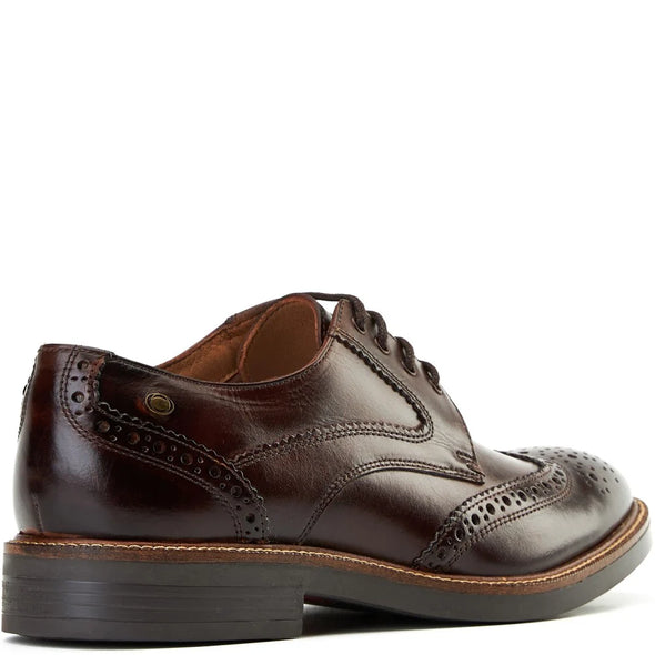 BASE LONDON York Shoe Washed Brown