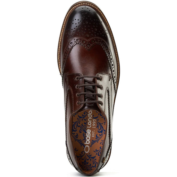BASE LONDON York Shoe Washed Brown