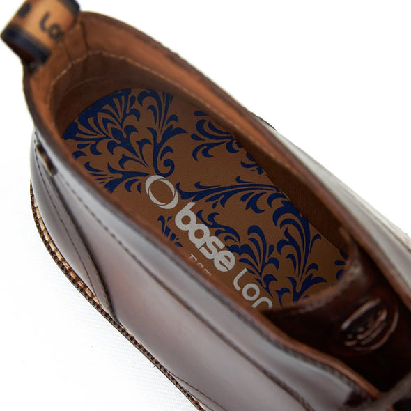 BASE LONDON Lincoln Chukka Boot Washed Brown