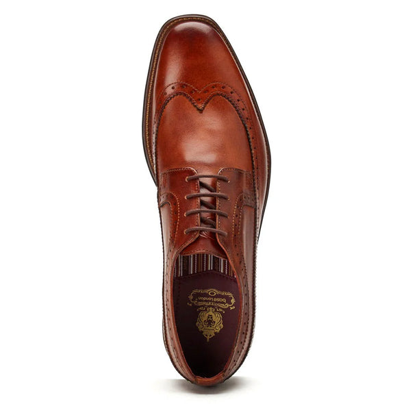 BASE LONDON Havisham Leather Shoes Washed Tan