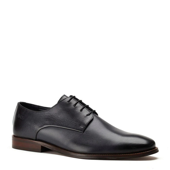 BASE LONDON Marley Leather Shoes Washed Navy