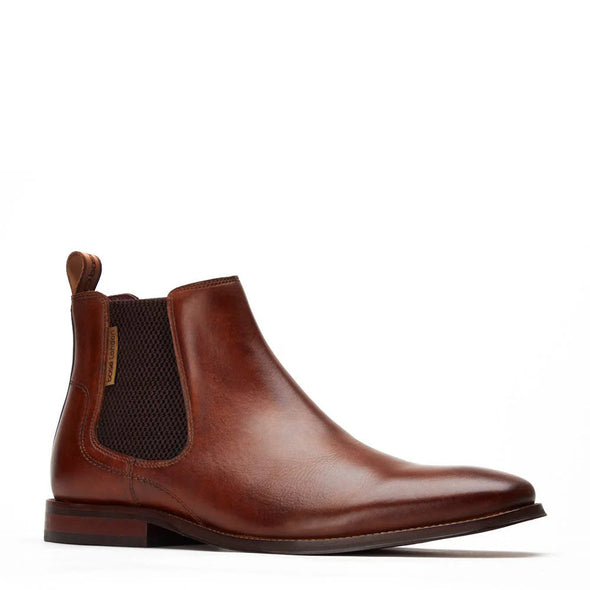 BASE LONDON Sikes Chelsea Boot Washed Tan