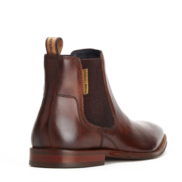BASE LONDON Sikes Chelsea Boot Washed Brown