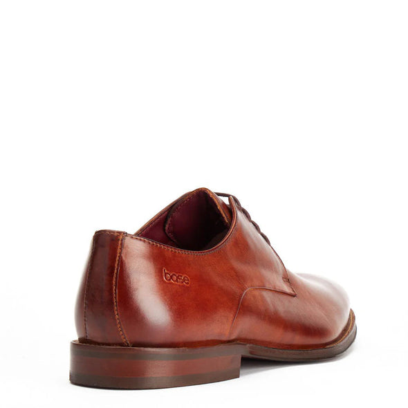 BASE LONDON Marley Leather Shoes Washed Tan