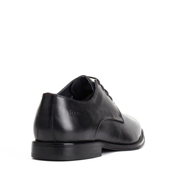 BASE LONDON Marley Leather Shoes Waxy Black