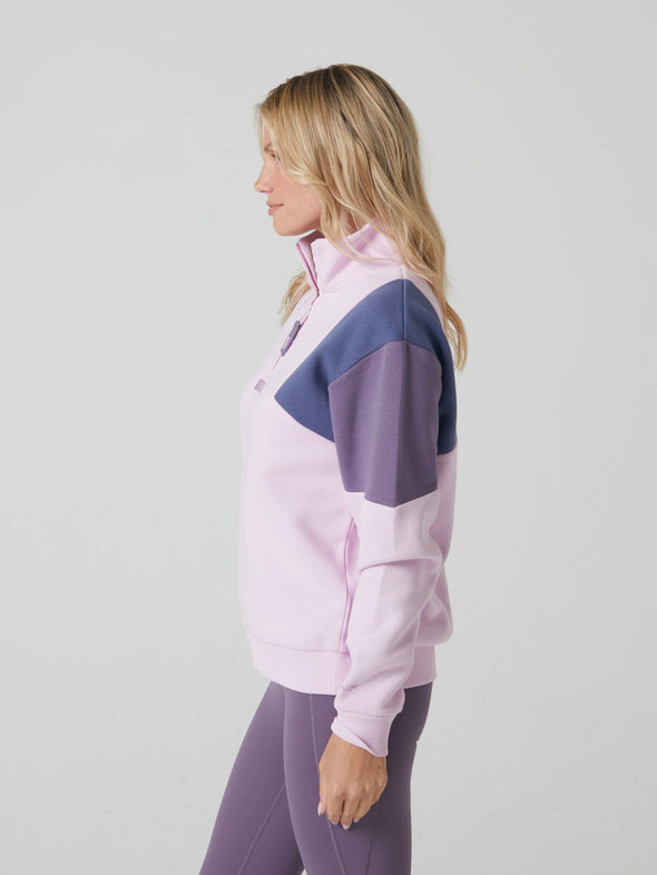 DIESEL Golda Half Zip Pink Quartz