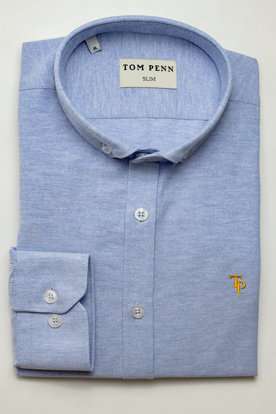 TOM PENN Oxford Shirt Sky