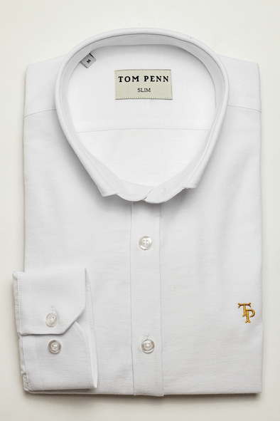 TOM PENN Oxford Shirt White