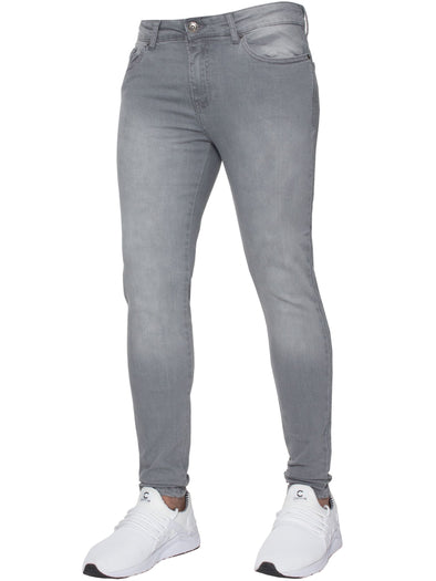 ENZO Super Skinny Grey Denim