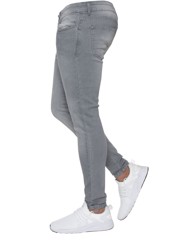 ENZO Super Skinny Grey Denim